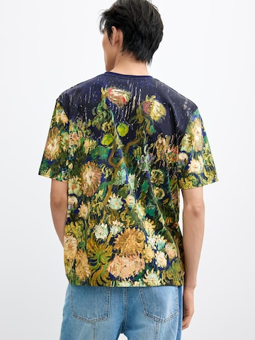 Tricou de la Desigual pe albastru