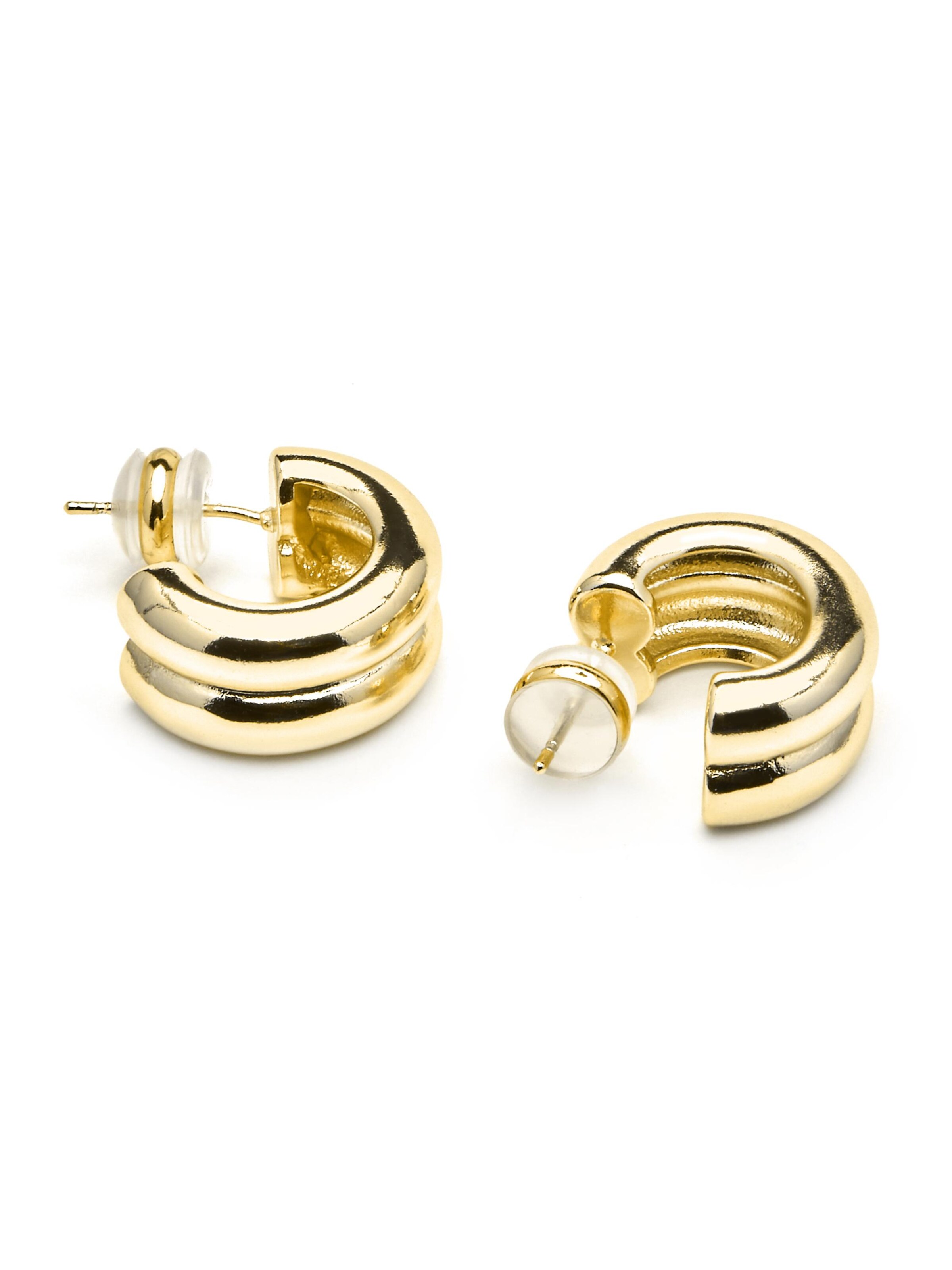 Luxenter Earrings 'Tudfu' in Gold