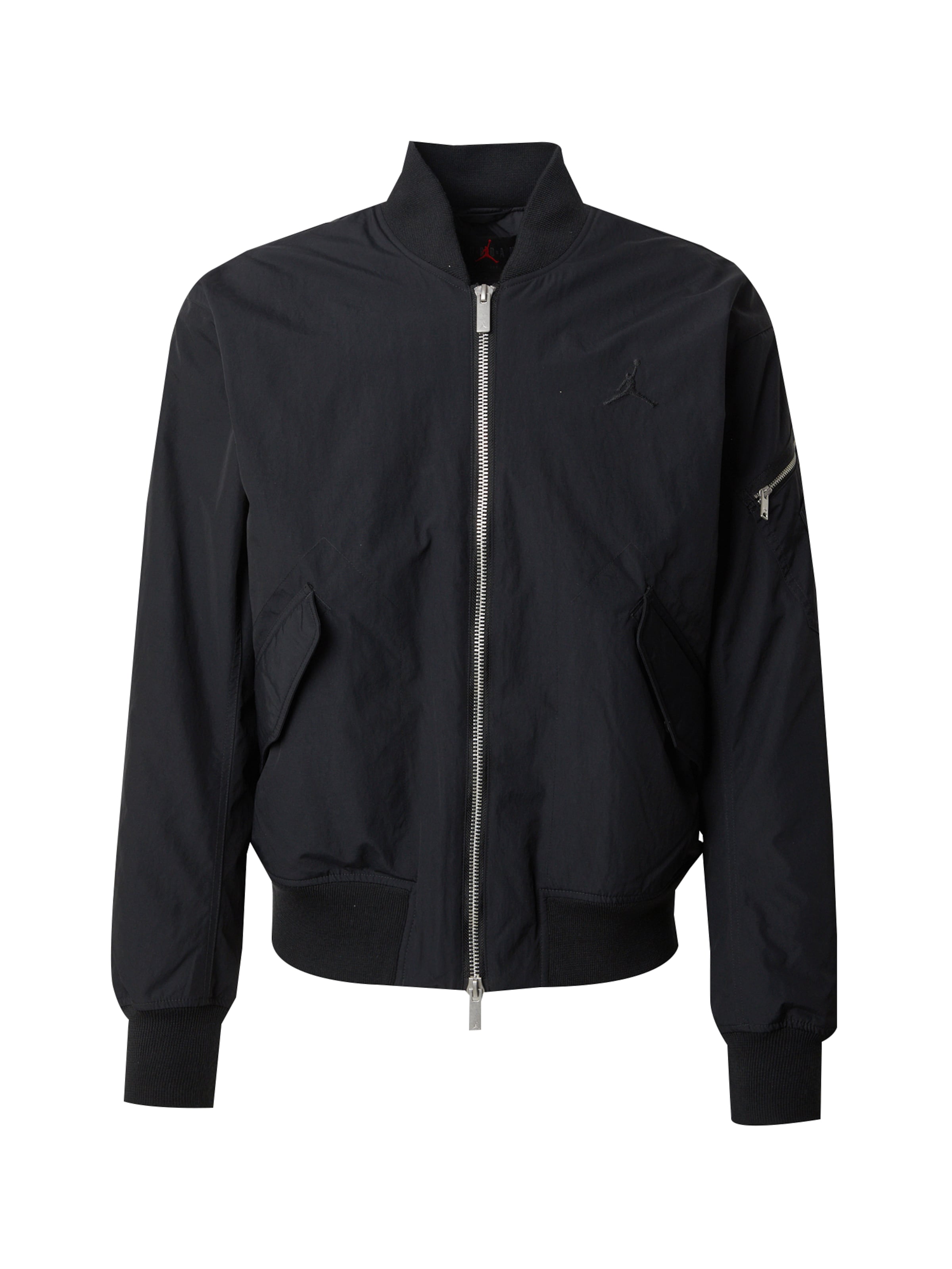 Jordan Демисезонная куртка 'ESS' в Черный: спереди