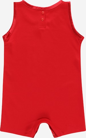 Jordan Dungarees in Red