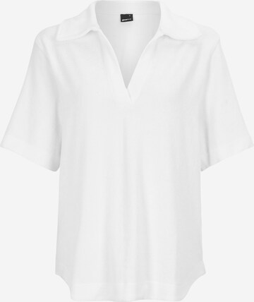 T-shirt 'Everly' Gina Tricot en blanc : devant