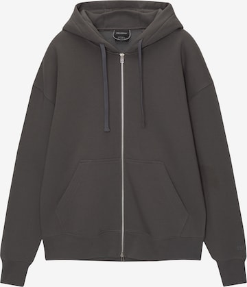 Pull&BearGornji dio trenirke - siva boja: prednji dio