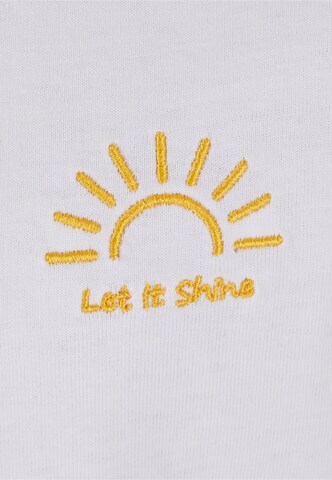 balts Mister Tee T-Krekls 'Let It Shine Sun'