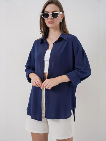 Chemisier Bigdart en bleu : devant