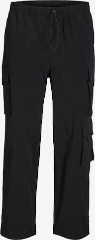 JACK & JONES tavaline Klapptaskutega püksid 'KARL', värv must: eest vaates