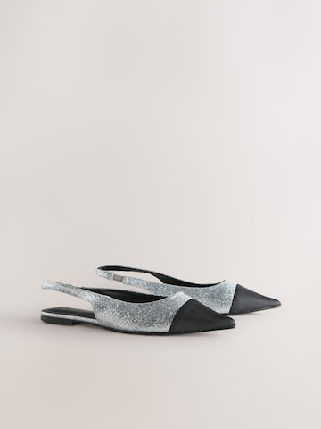 Next - Zapatos destalonado en plata