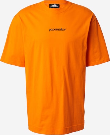 Pacemaker T-shirt 'Felix' i orange: framsida