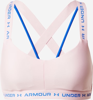 UNDER ARMOUR Sports bra in Pink: front