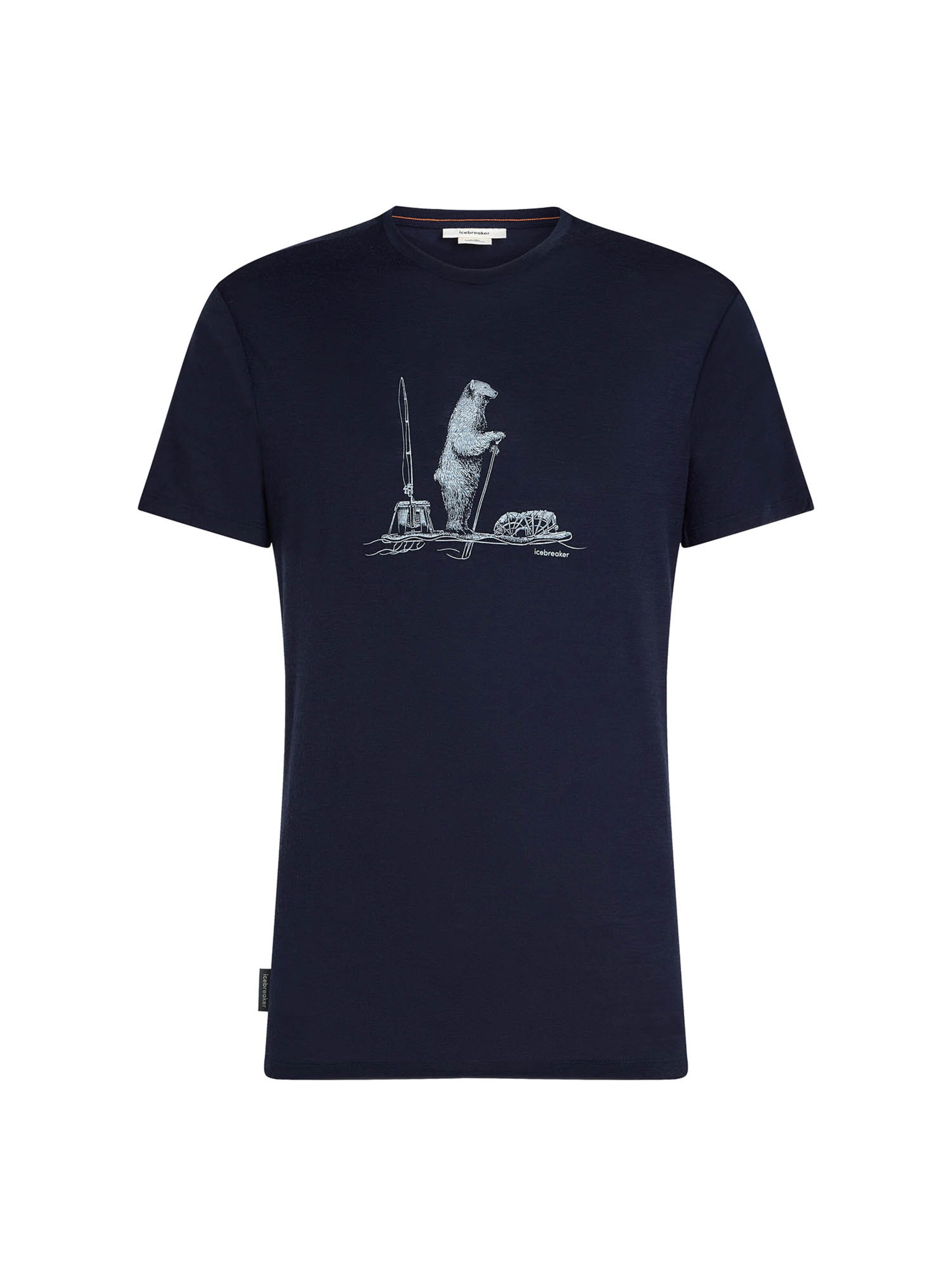 ICEBREAKER Funktsionaalne särk 'Pol Paddle', värv sinine: eest vaates