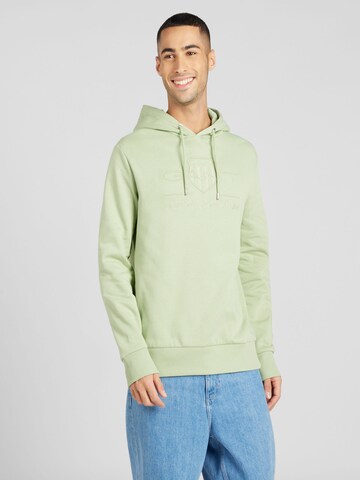 GANT - Sudadera en verde: frente