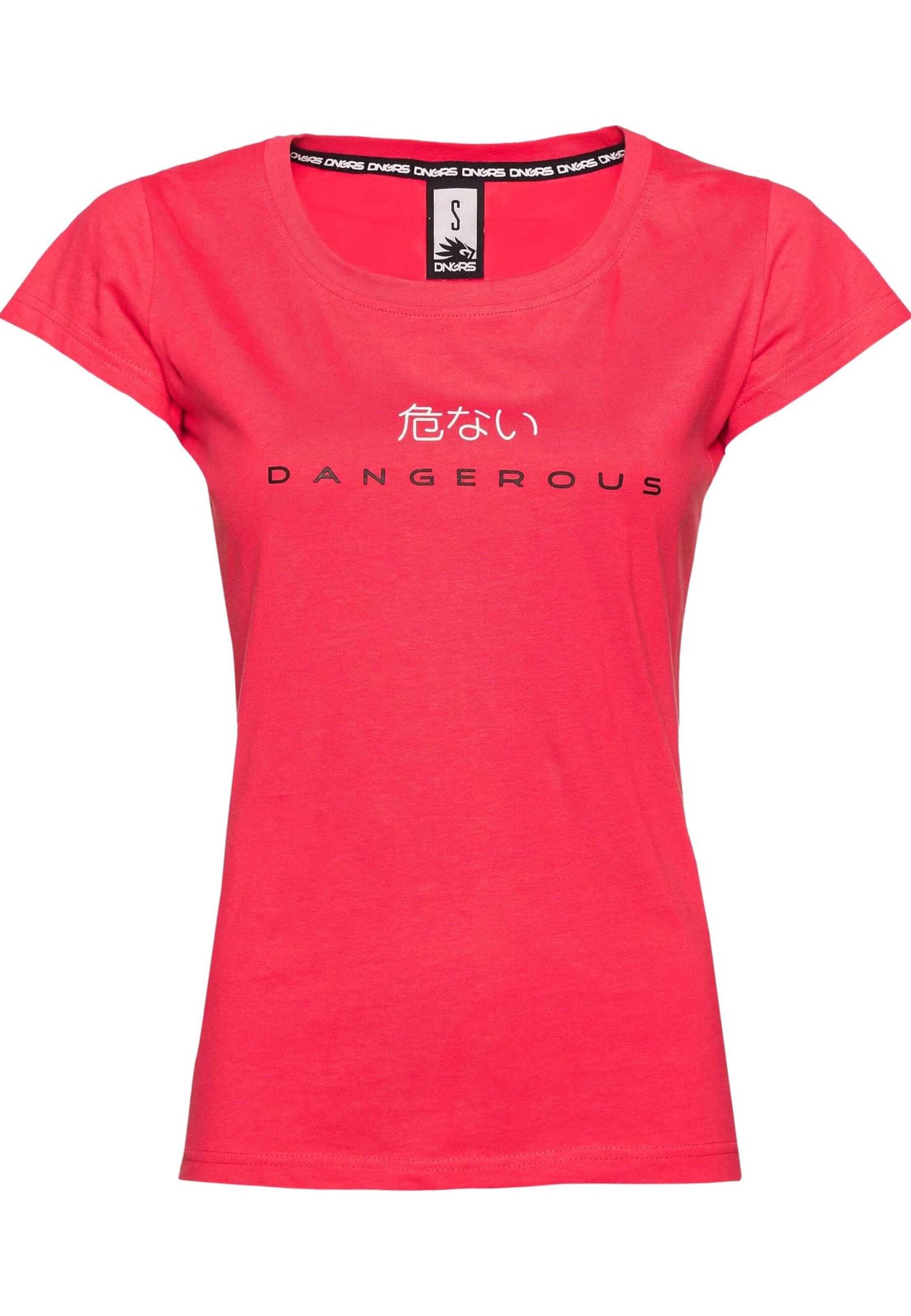 Dangerous DNGRS T-Shirt 'Loud' in Pink: Vorderseite