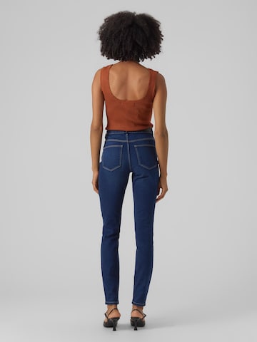 VERO MODA Slimfit Jeans 'June' in Blau
