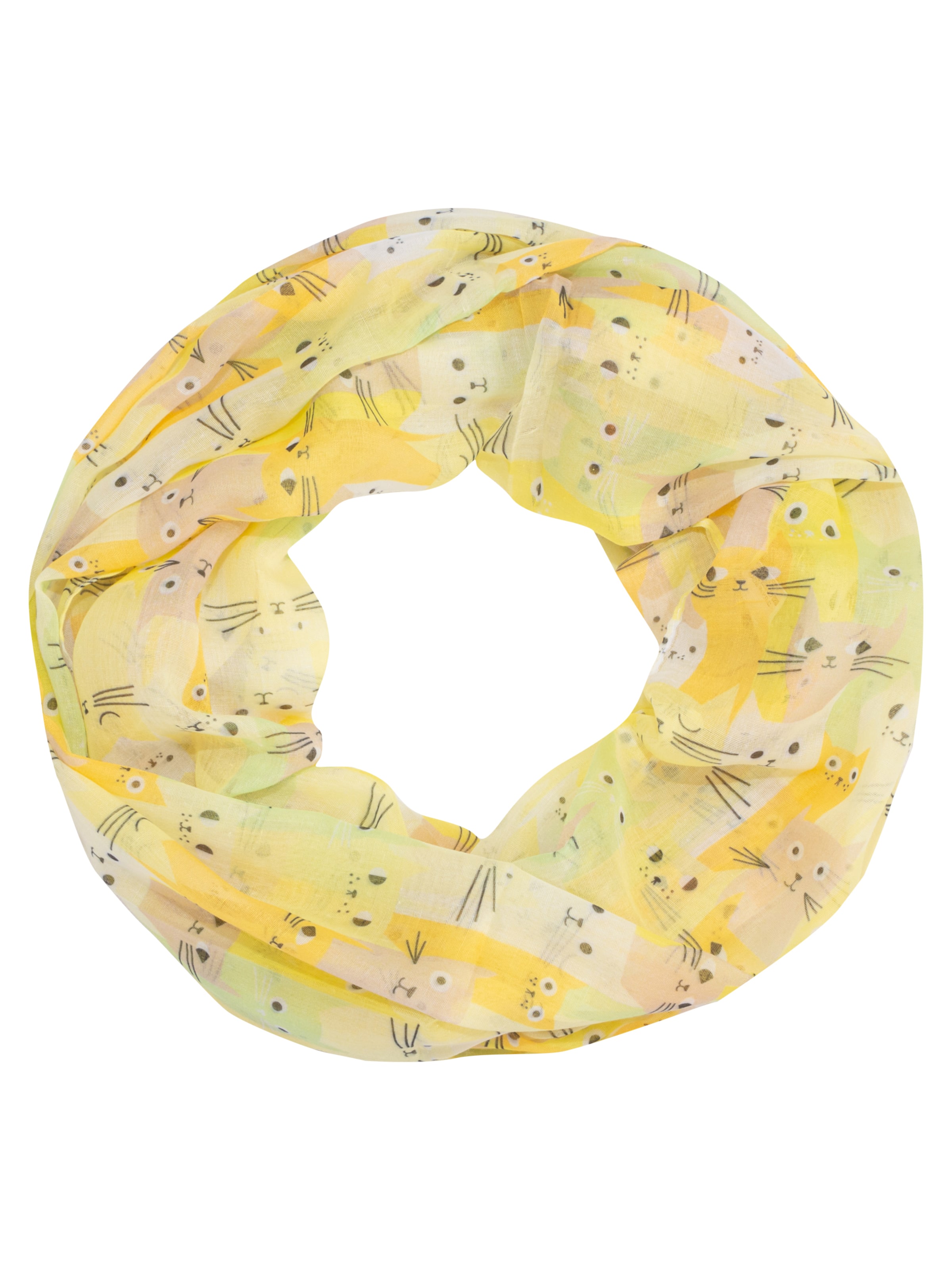 Seasons of April Tunnelsjaal 'Molly' in Geel: voorkant