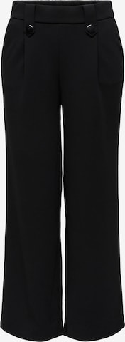 ONLY - Pantalón plisado 'SANIA' en negro: frente