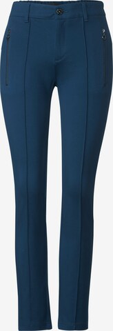 STREET ONE Slim fit Pants in Blue: front