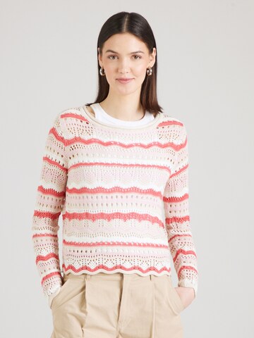 Pull-over 'JDYSun Lay' JDY en beige : devant