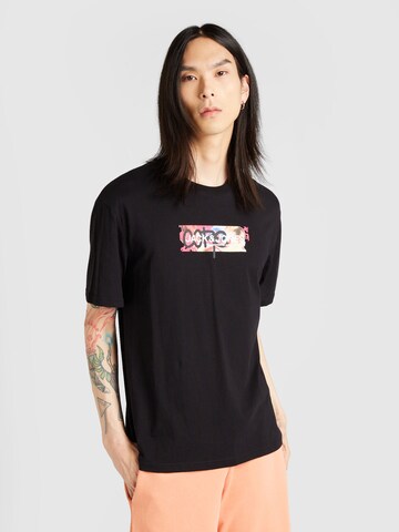 T-Shirt 'SUMMER' JACK & JONES en noir : devant