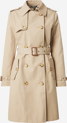 Lauren Ralph Lauren Between-Seasons Coat in Beige: front