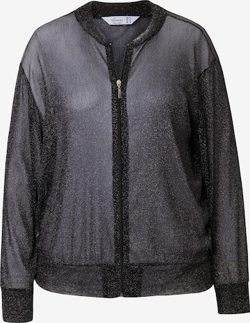 Veste mi-saison MIAMODA en noir : devant