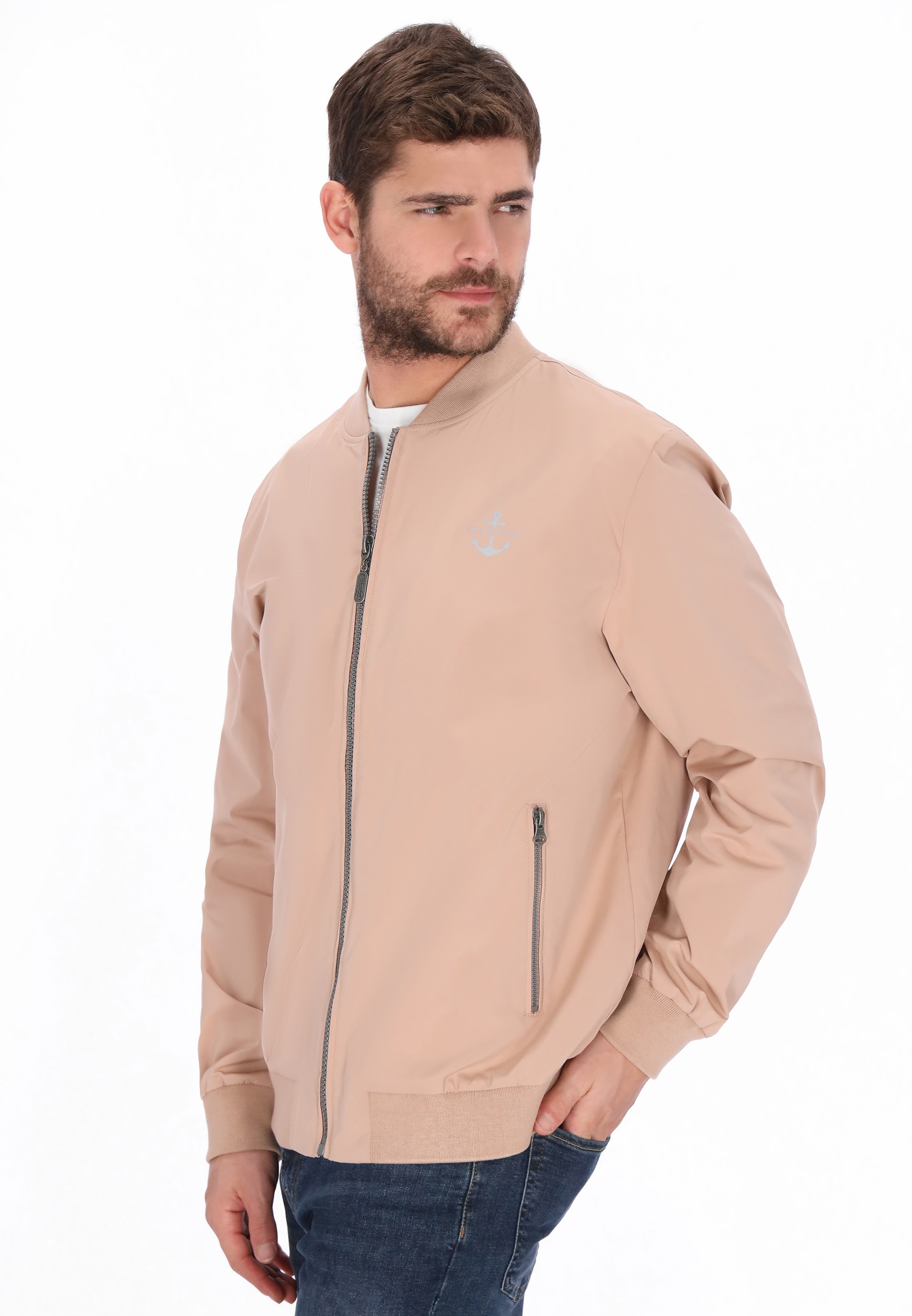 DreiMaster Maritim - Casaco meia-estação em bege: frente