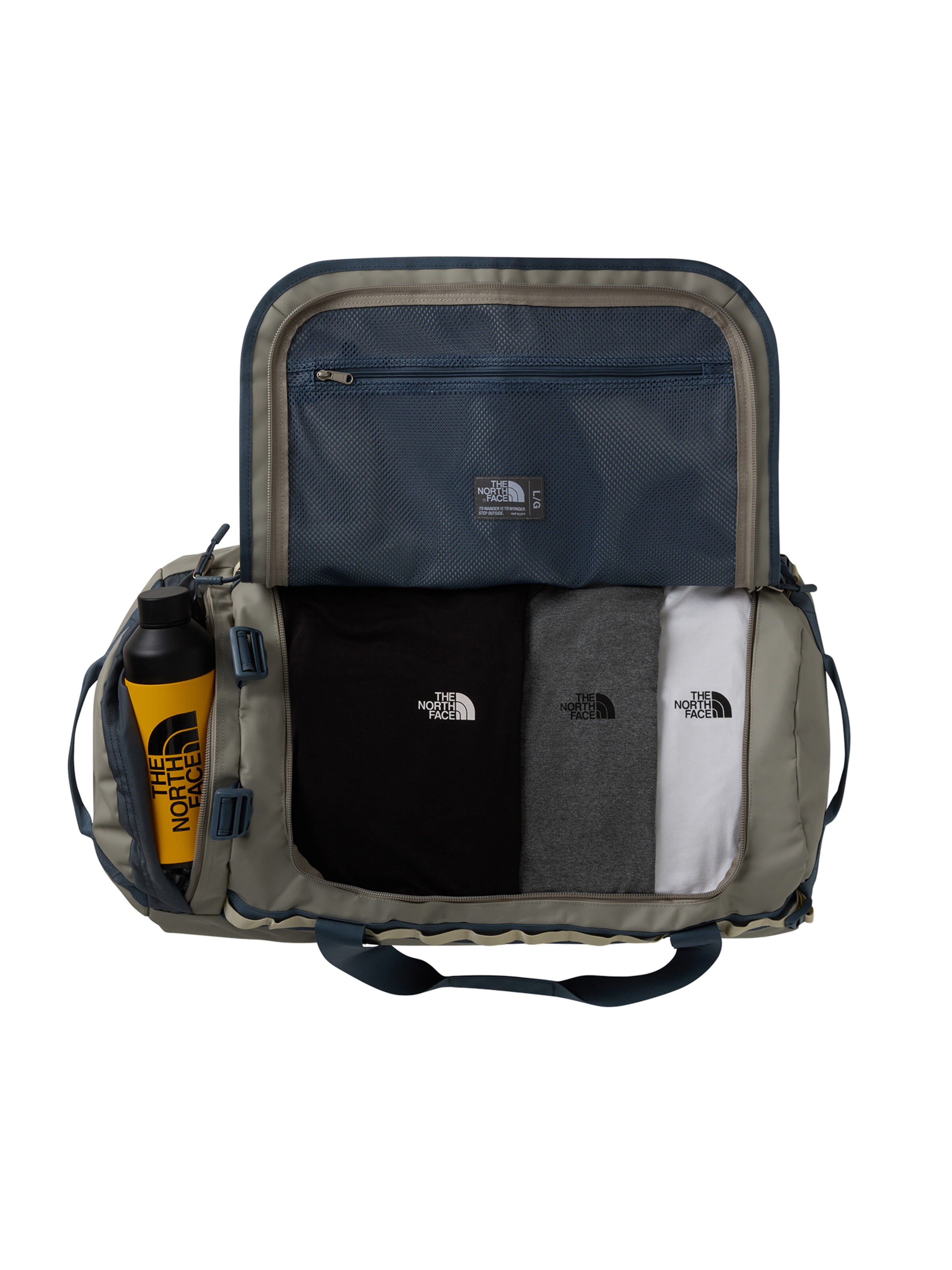 THE NORTH FACE Cestovná taška 'Base Camp' - Sivá