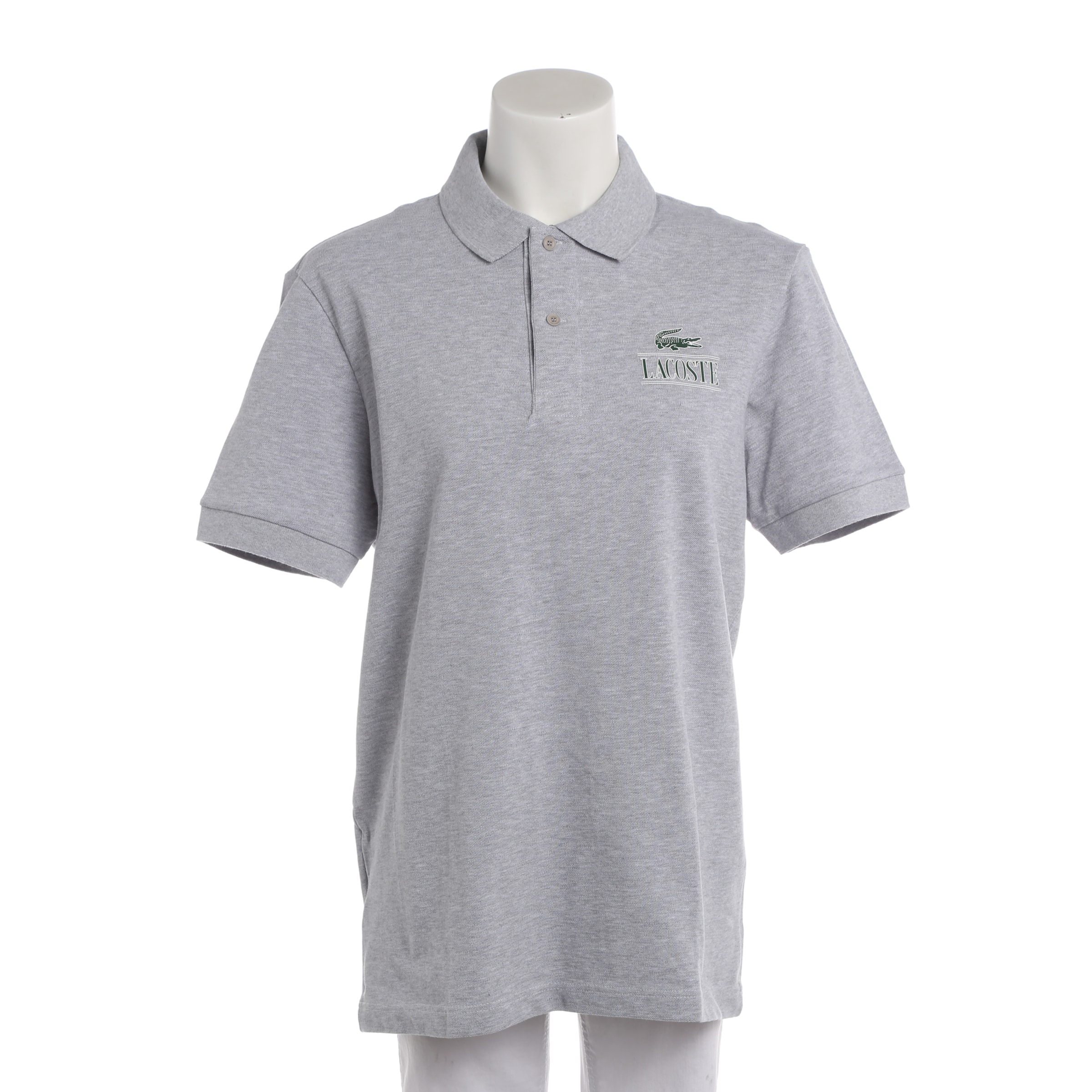 LACOSTE Top & Shirt in M in Grey: front