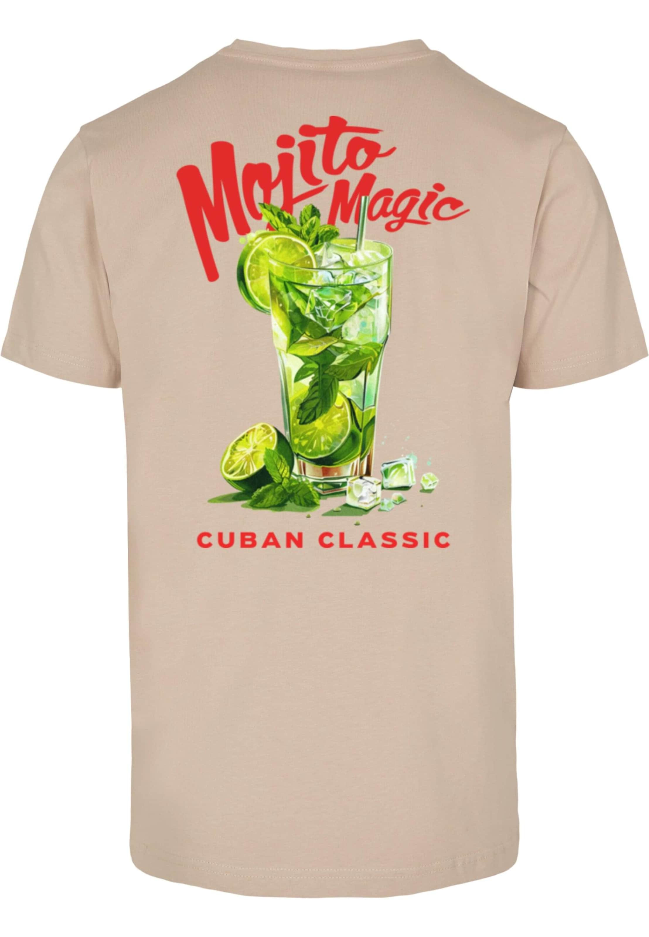 Mister Tee Póló 'Mojito Magic' - bézs