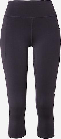 ADIDAS PERFORMANCE Skinny Workout Pants 'DailyRun' in Black: front