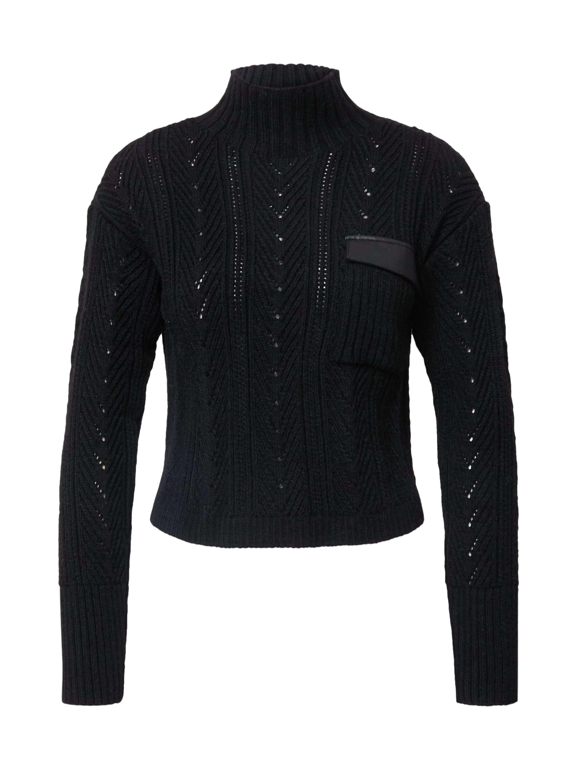 melns River Island Džemperis: no priekšpuses