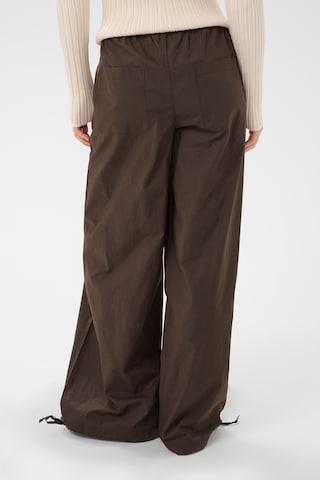 SAINT TROPEZ Loosefit Broek 'Soames' in Bruin