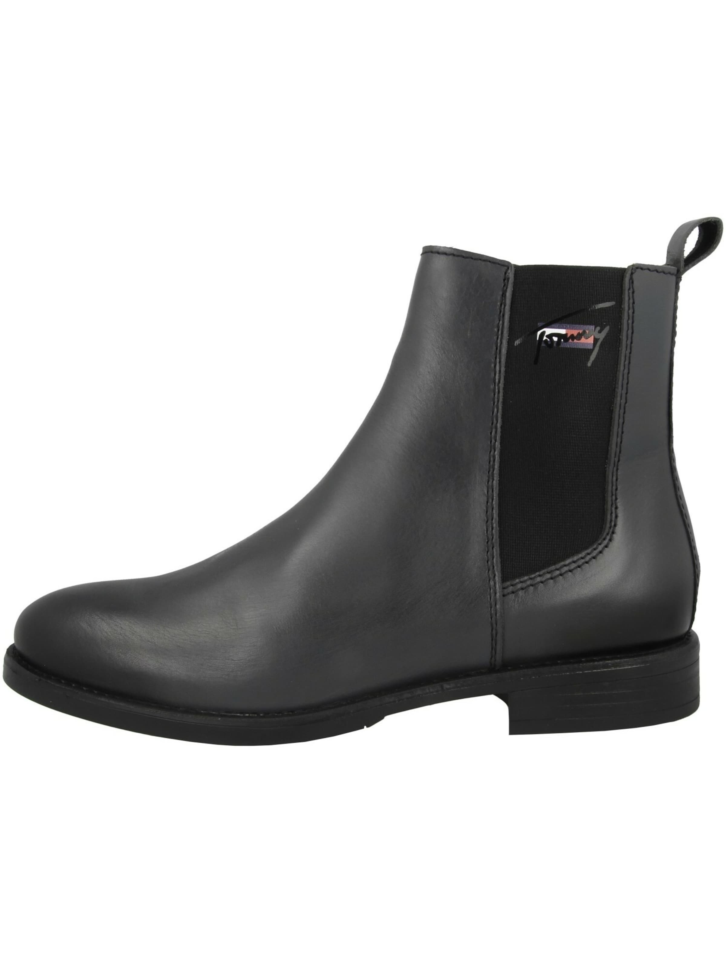 Frauen Stiefeletten Tommy Jeans Boots in Schwarz - JK21258 Frauen Stiefeletten Tommy Jeans Boots in Schwarz - JK21258