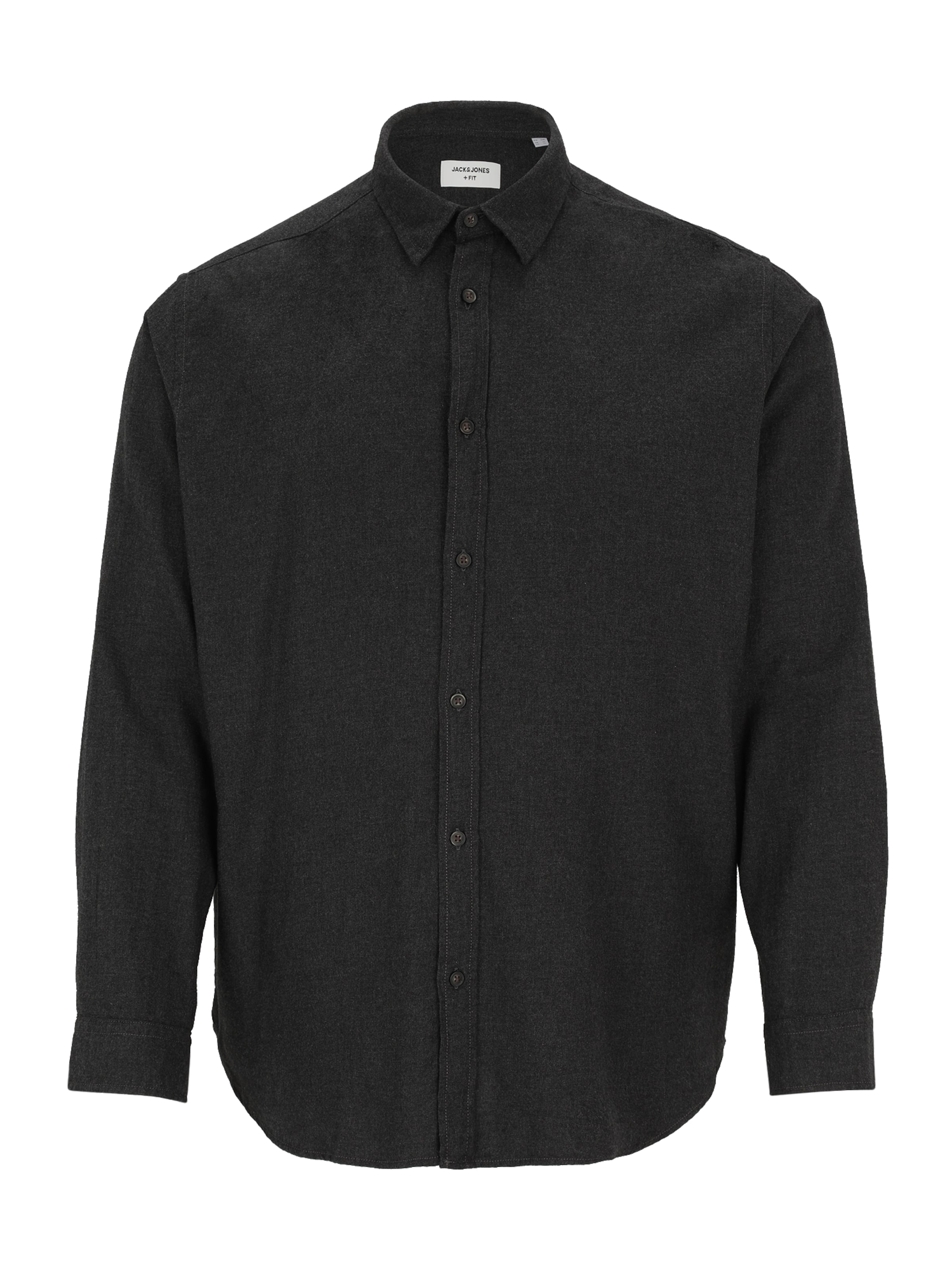 Jack & Jones Plus Klasický střih Košile 'JJEClassic' – šedá: přední strana