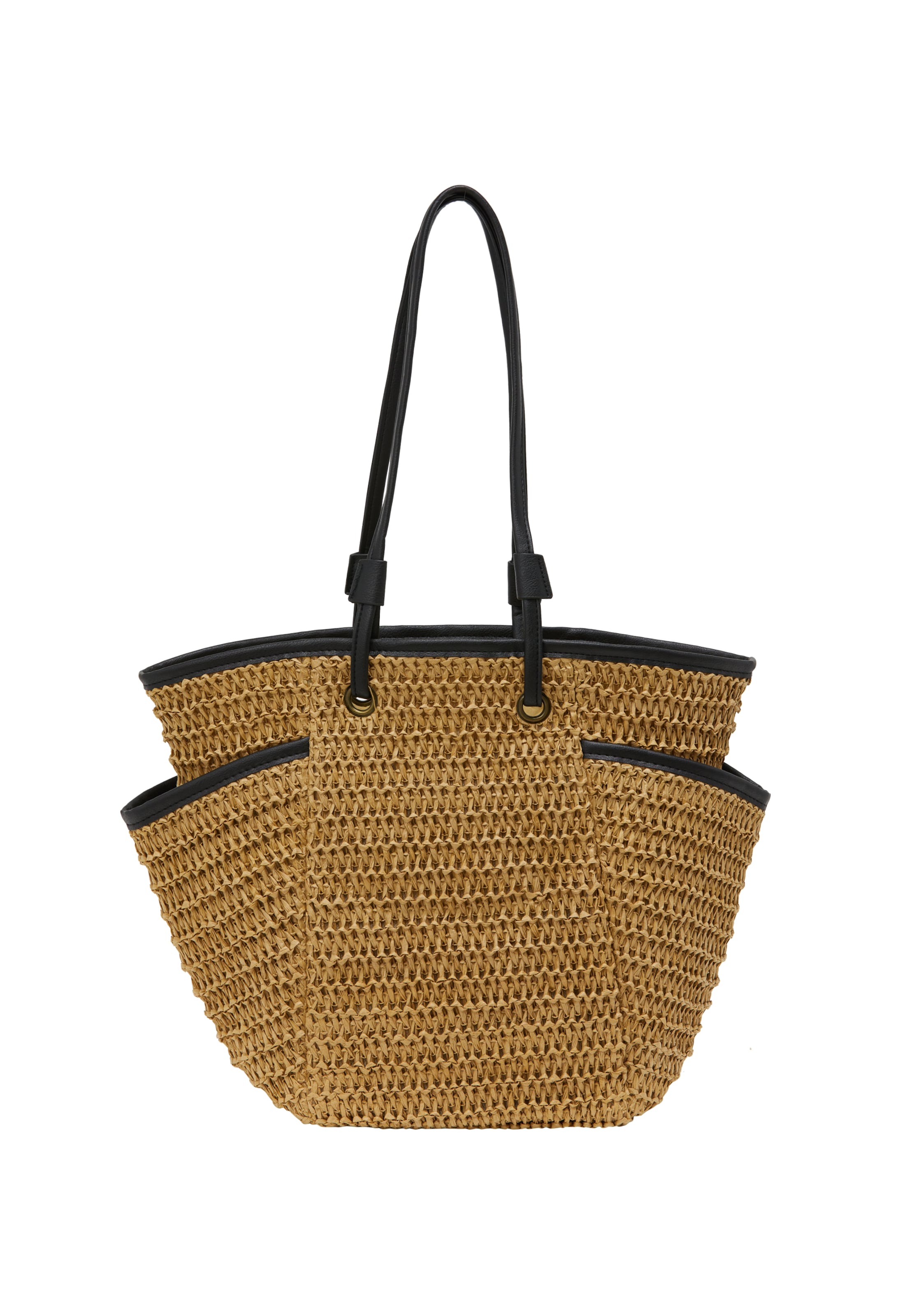 usha FESTIVAL Mala de praia em camelo, Vista do artigo