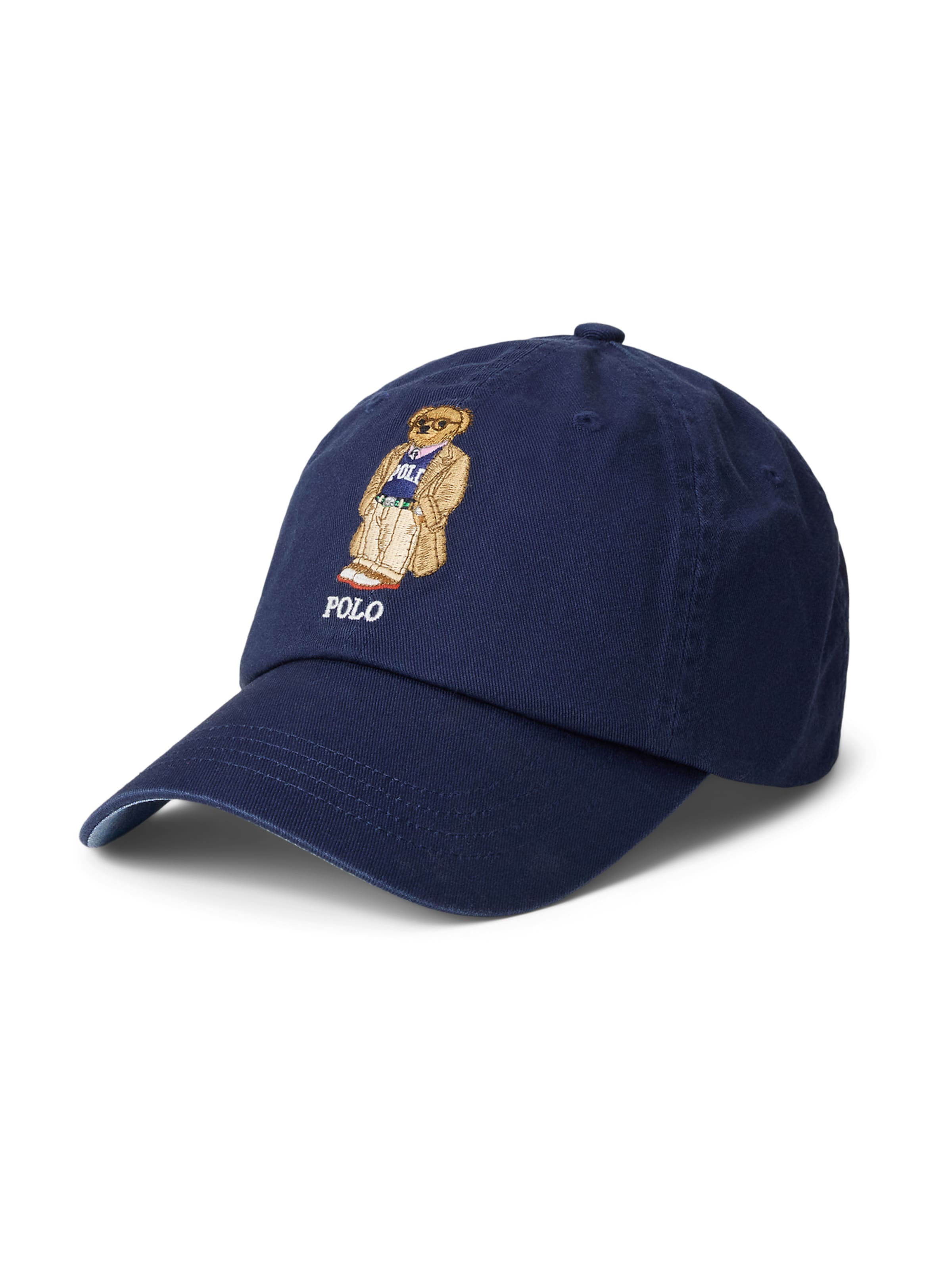 Casquette Polo Ralph Lauren en bleu : devant