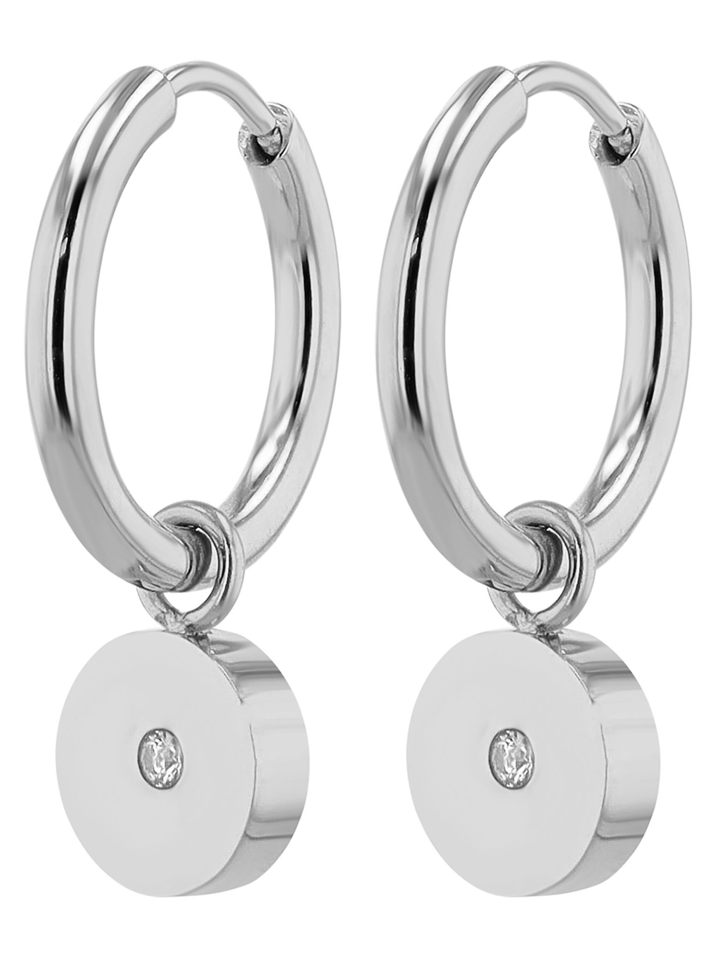 Akzent Earrings 'Stintje, langlebig' in Silver