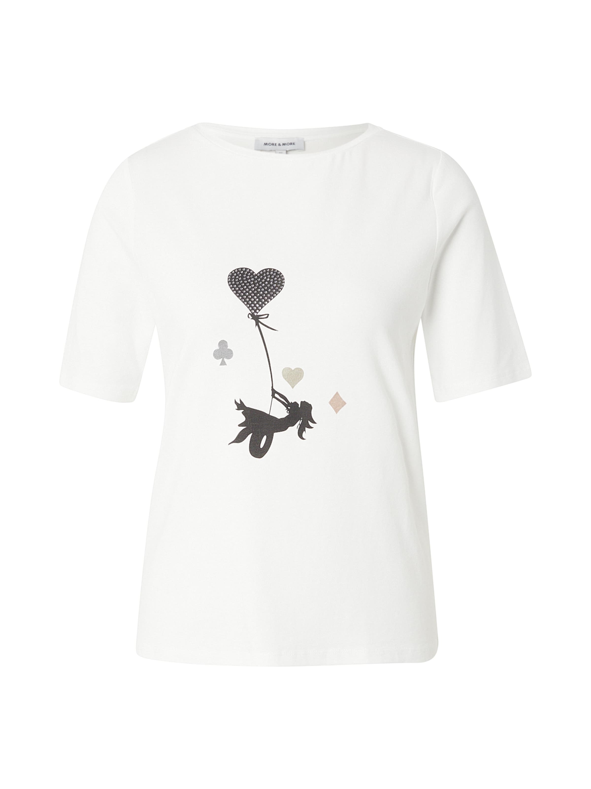 MORE & MORE - Camiseta en blanco: frente