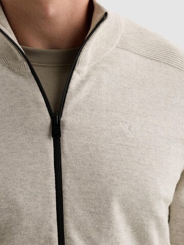 Pullover 'Cardigan in 100% cotton with zipper closure' di PME Legend in beige
