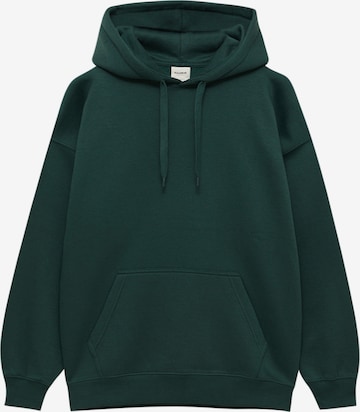 Pull&Bear Sweatshirt in Grün: predná strana