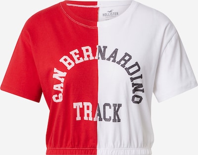 HOLLISTER Shirt in dunkelblau / rot / weiß, Produktansicht