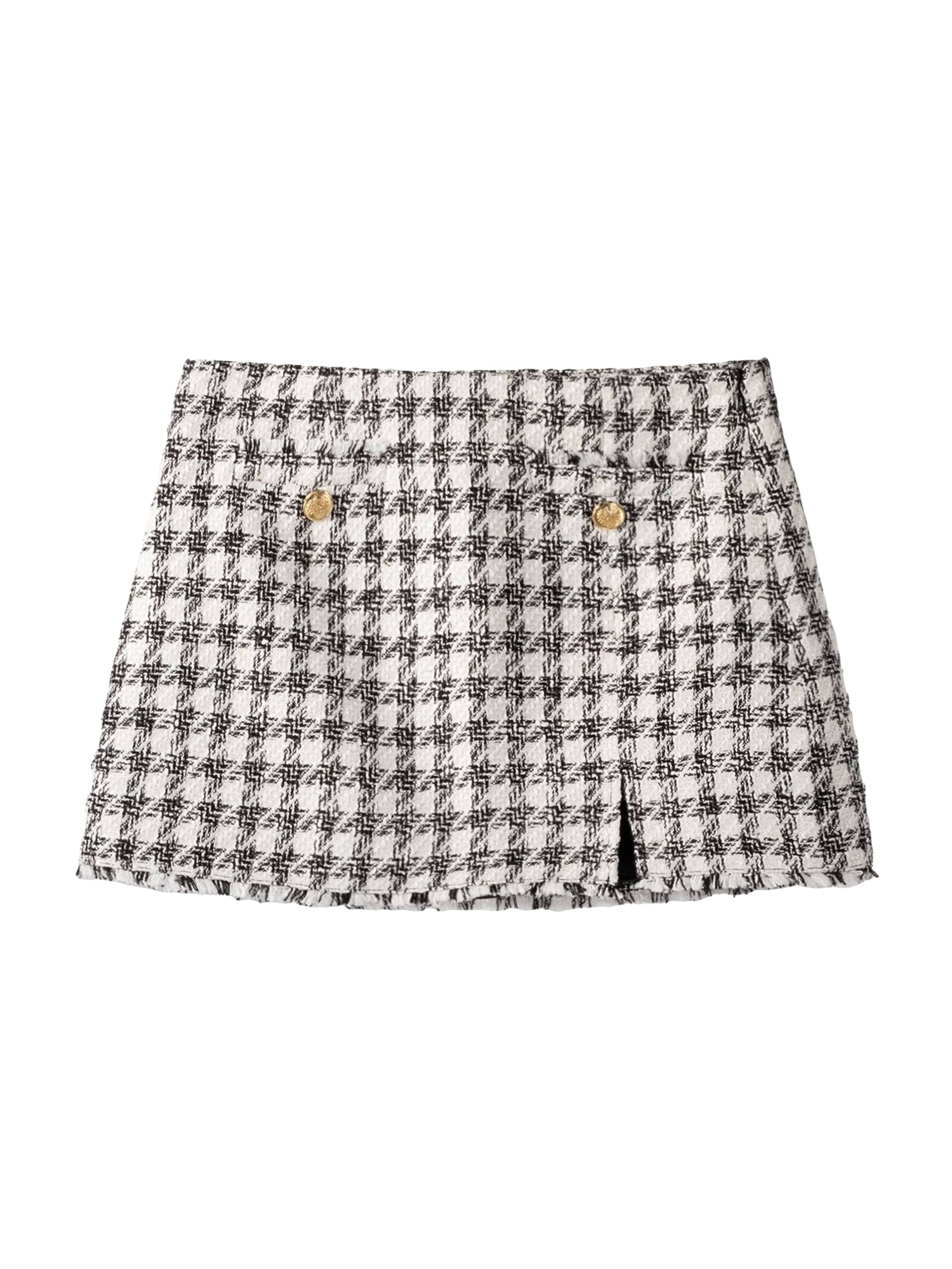 Gonna di Bershka in bianco: frontale