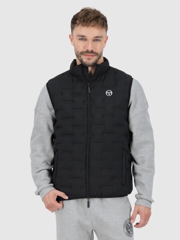 Sergio Tacchini Weste 'Abelia' in Schwarz: Vorderseite