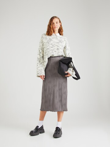 PIECES Skirt 'PCNANNIKA' in Grey