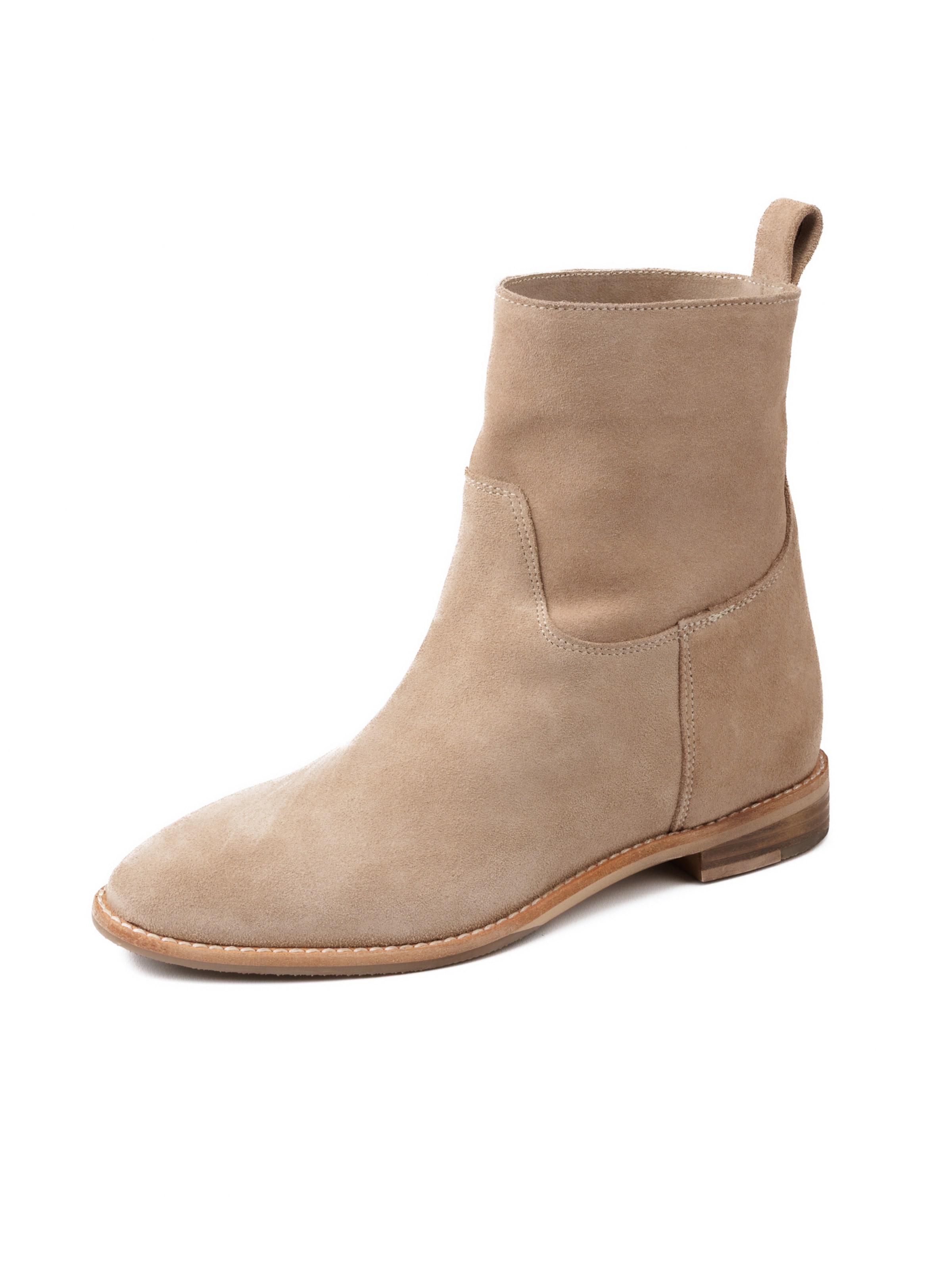 5PM Booties 'NAOMI' in Beige: front