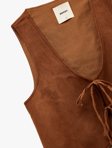 Koton Vest in Brown