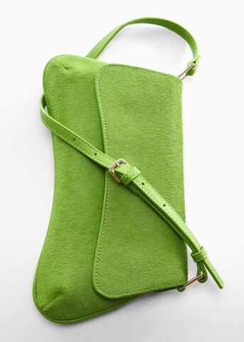 MANGO Shoulder Bag 'hft wavy' in Green