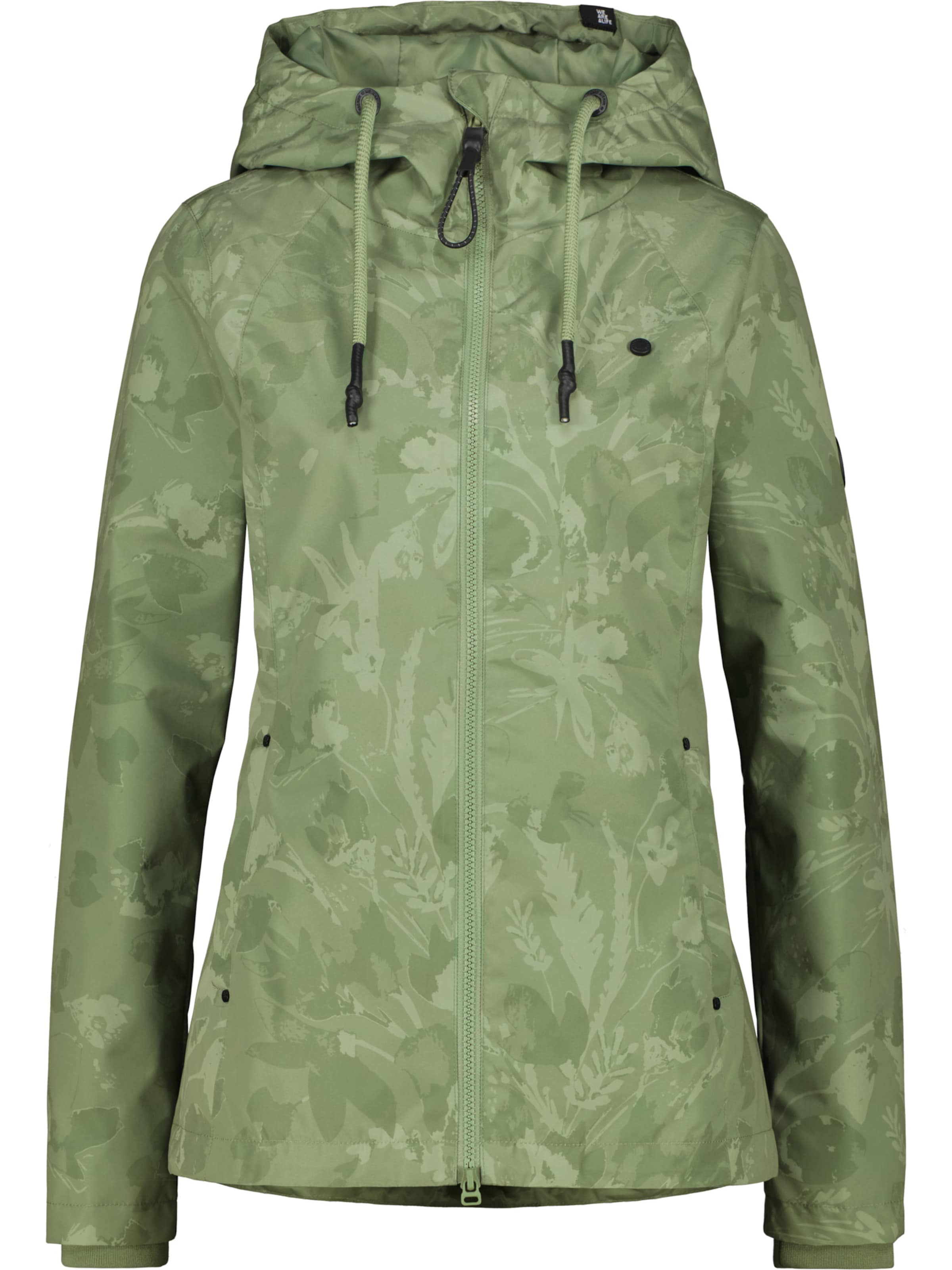 alife & kickin Between-Season Jacket 'LilouAK' in Green: front