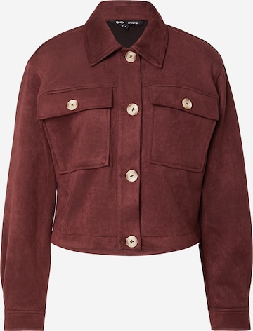 Veste mi-saison 'ONLBELICIA' ONLY en marron : devant
