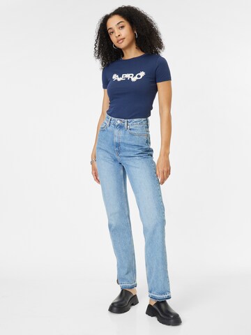 T-shirt 'DAISYS' AÉROPOSTALE en bleu