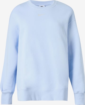 Nike Sportswear Majica 'PHNX FLC' | modra barva: sprednja stran