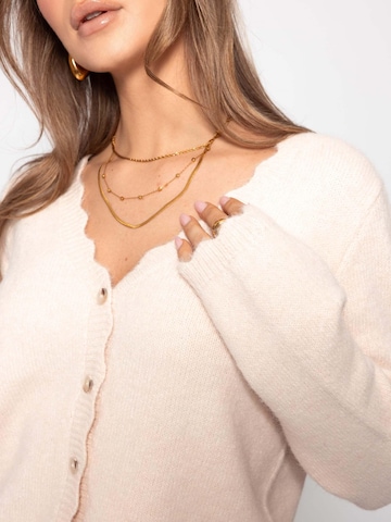 SASSYCLASSY Knit Cardigan in White